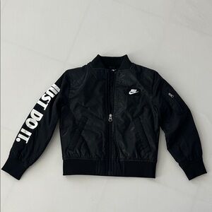 Nike Black Jacket with White Accents